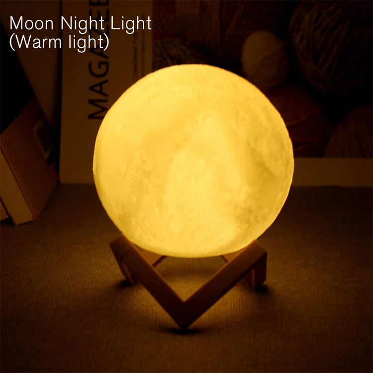 Galaxy Moon Light LED Lamp for Bedroom Decor