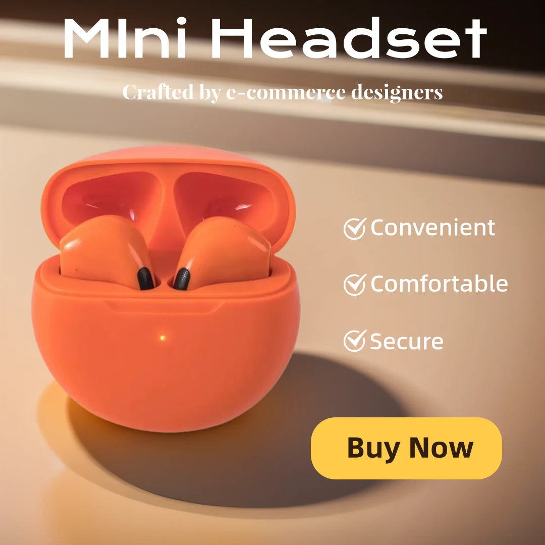 TWS Bluetooth Earphones Wireless Headset With Mic