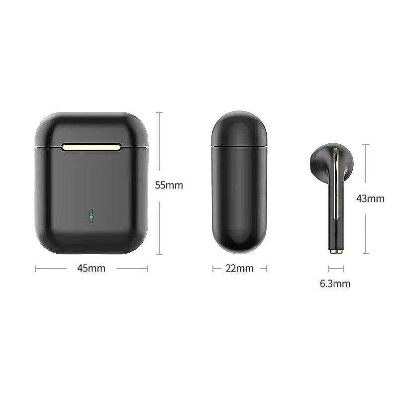 J18 TWS Bluetooth Sport Earphones Waterproof HiFi