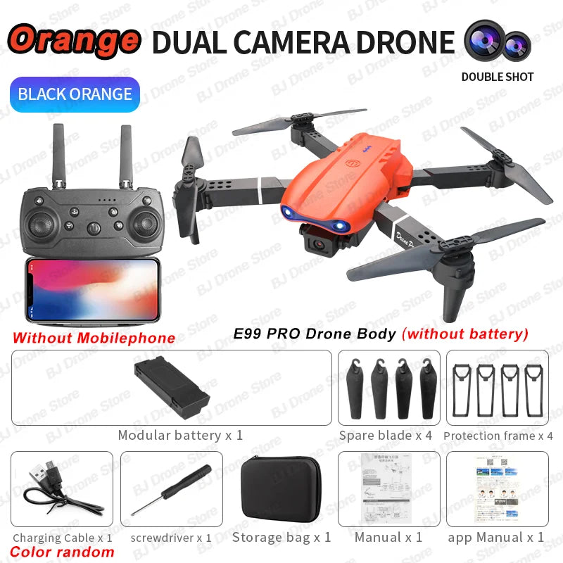 Foldable 2024 E99Pro RC Drone WIFI FPV Toy