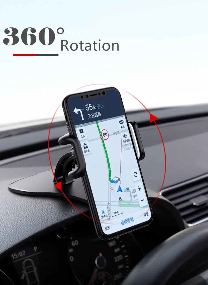 Rotatable Car Phone Stand for Mobile Dashboard