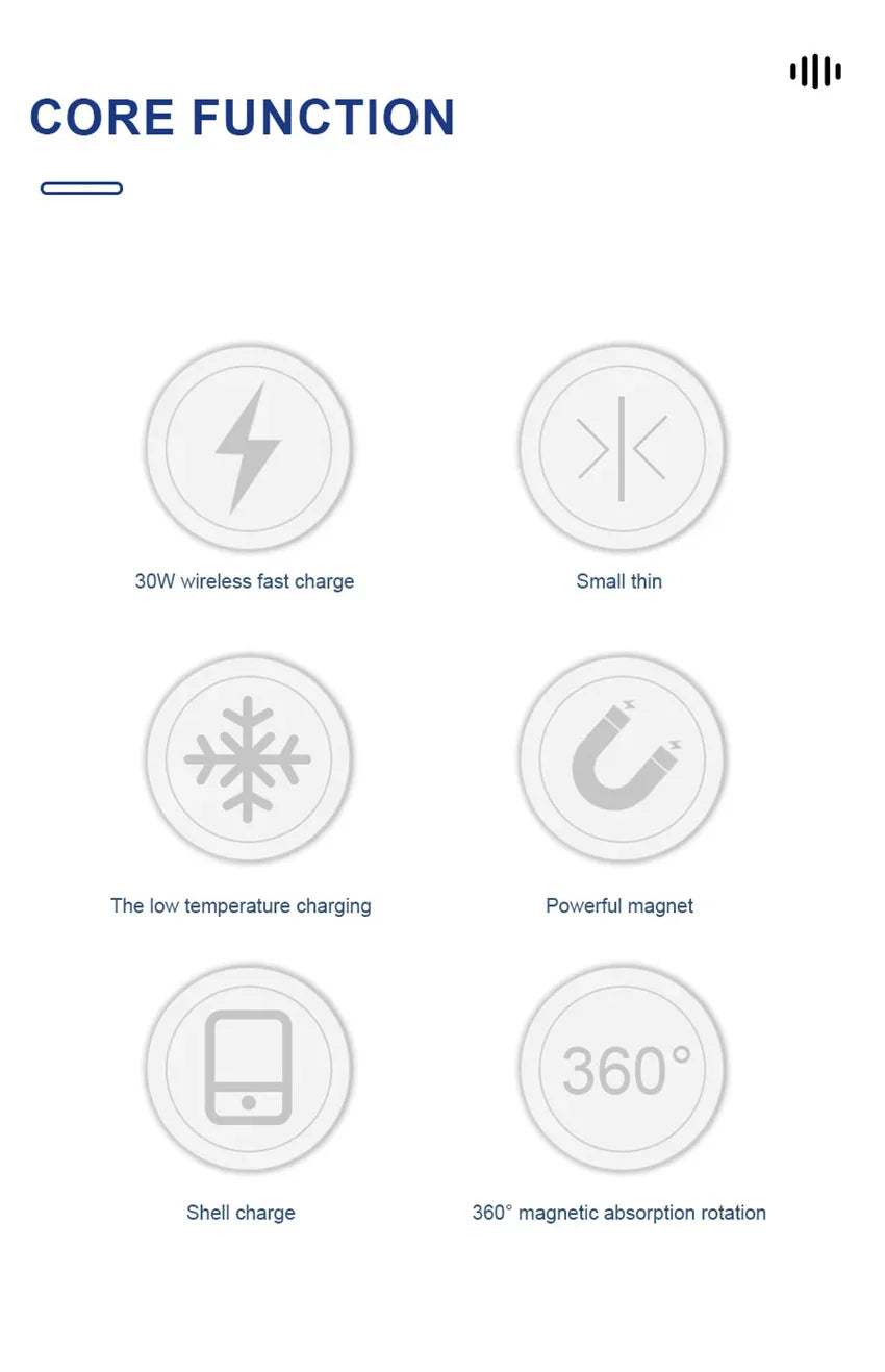 iPhone & AirPods Magnetic Wireless Charging Dock