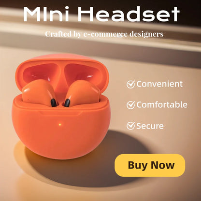 TWS Bluetooth Earphones Wireless Headset With Mic