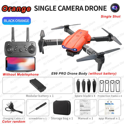 Foldable 2024 E99Pro RC Drone WIFI FPV Toy