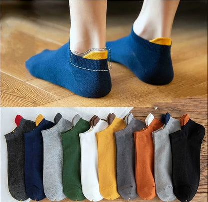 Fashion Men’s Cotton Ankle Socks – Comfortable Fit
