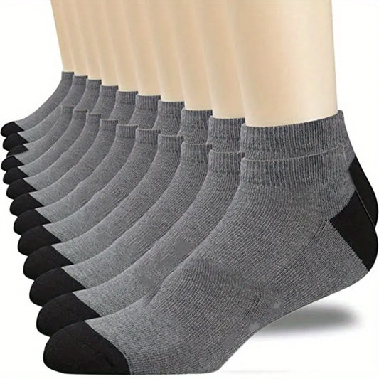Fashion Men’s Cotton Ankle Socks – Comfortable Fit