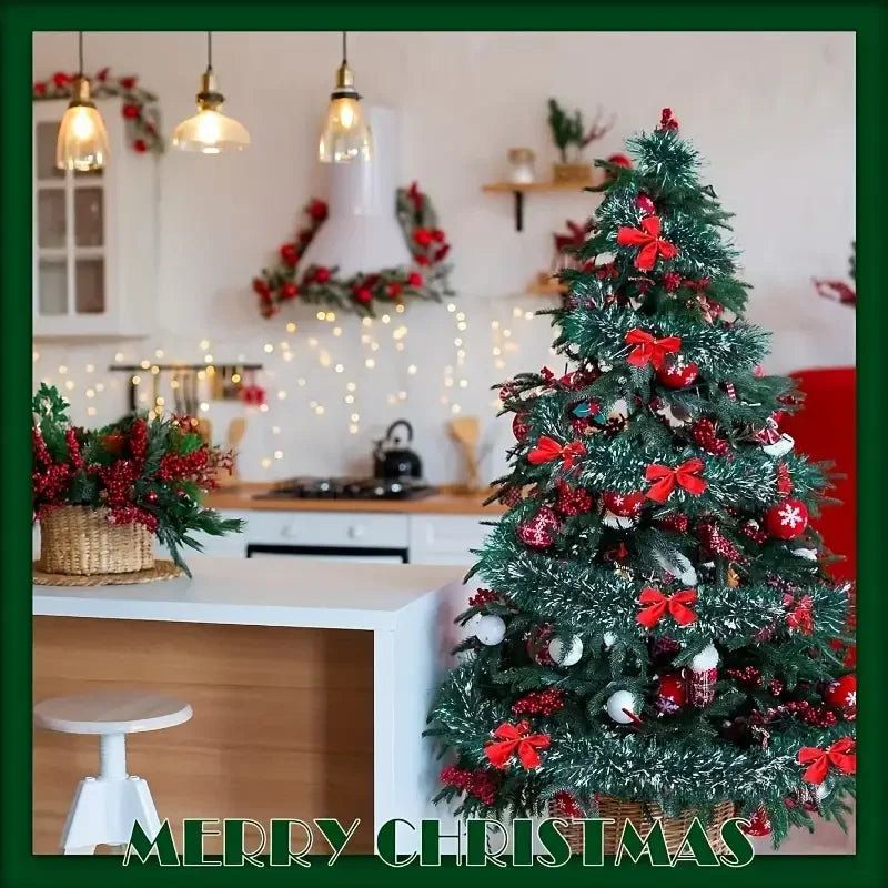 Festive Xmas Ribbon Garland Party & Home Decor