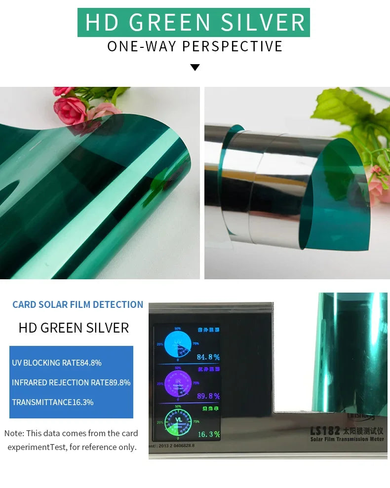 Home Privacy Window Film 2/3/5M Reflective Vinyl