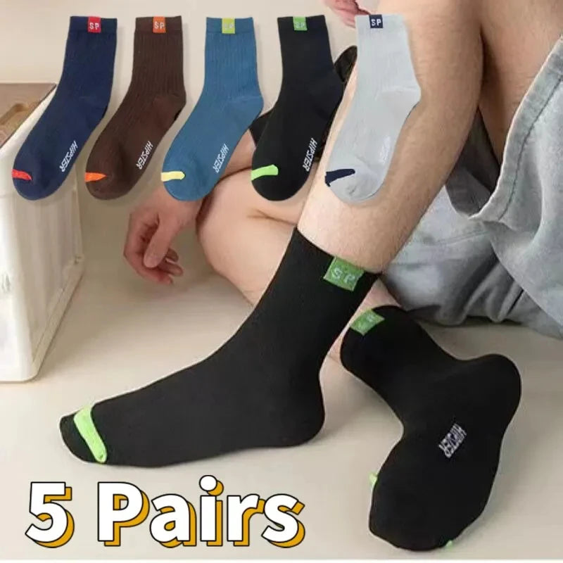 Fashion Men’s Cotton Ankle Socks – Comfortable Fit
