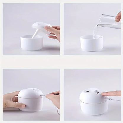 Mini Cup Aroma Essential Oil Diffuser – 250ml USB