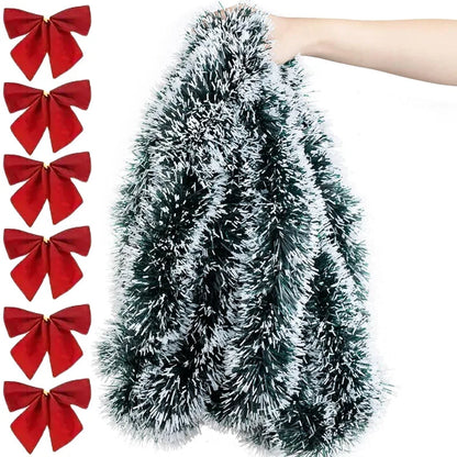 Festive Xmas Ribbon Garland Party & Home Decor