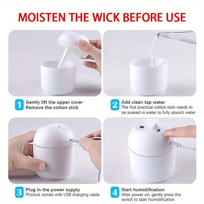 Mini Cup Aroma Essential Oil Diffuser – 250ml USB