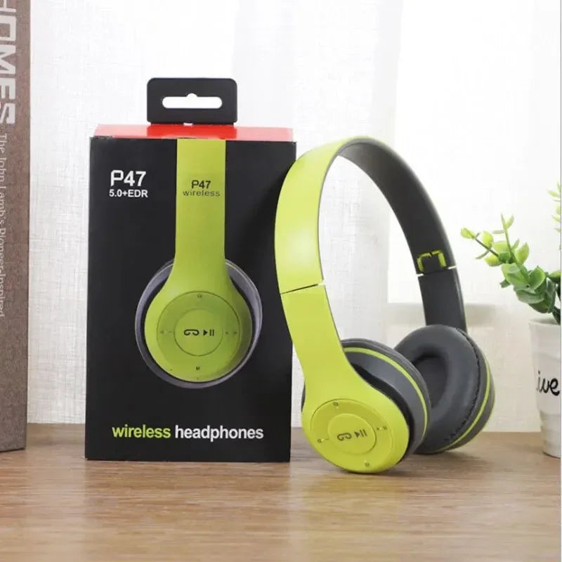 P47 Wireless Bluetooth 5.0 Headphones For iPhone