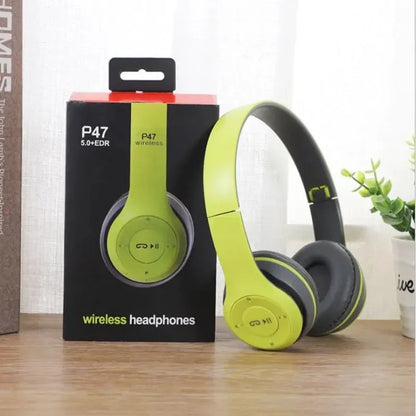 P47 Wireless Bluetooth 5.0 Headphones For iPhone