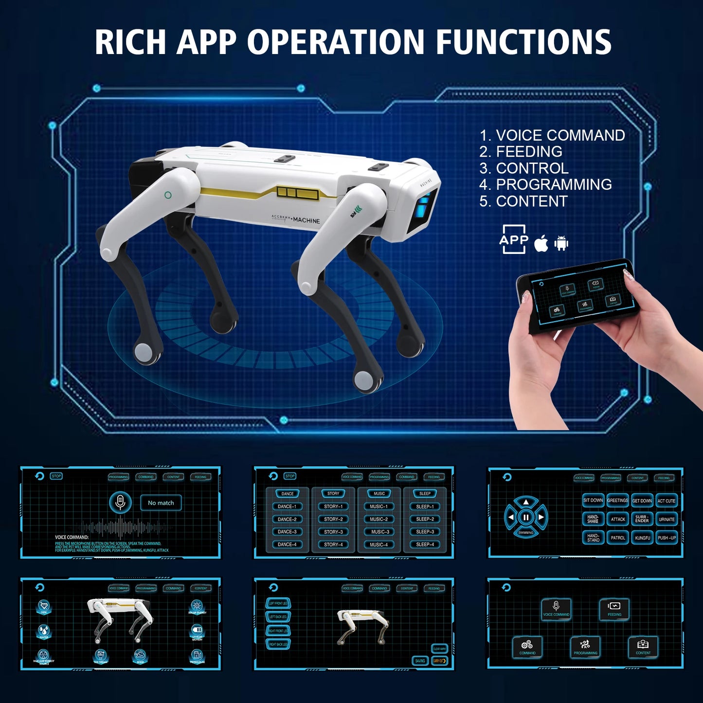 AI Robot Dog for Kids – Programmable & Interactive