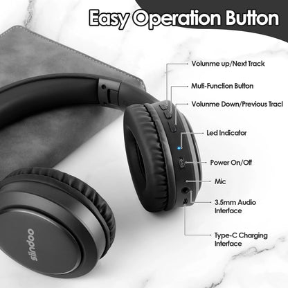 Siindoo JH-919 Wireless Headphones Super Bass