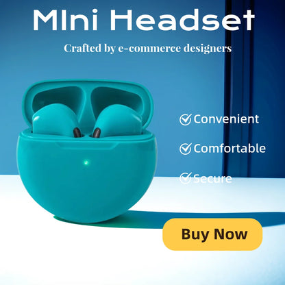 TWS Bluetooth Earphones Wireless Headset With Mic