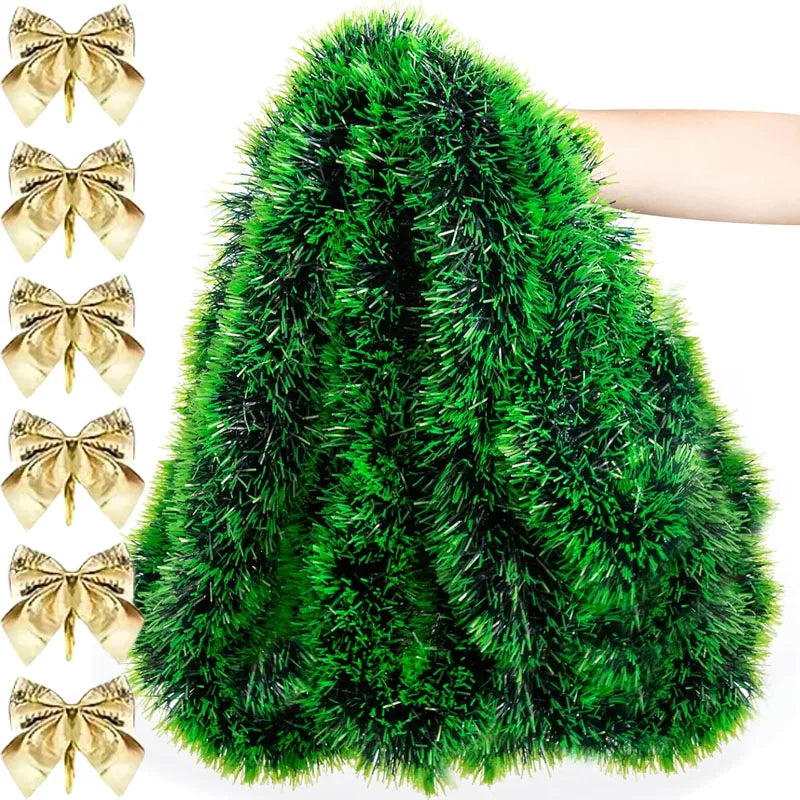 Festive Xmas Ribbon Garland Party & Home Decor