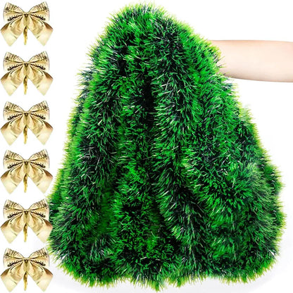 Festive Xmas Ribbon Garland Party & Home Decor