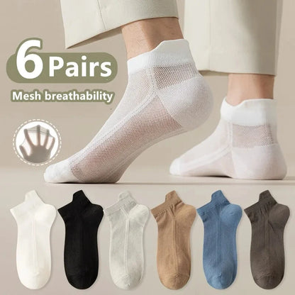 Fashion Men’s Cotton Ankle Socks – Comfortable Fit