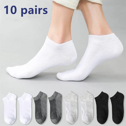 Fashion Men’s Cotton Ankle Socks – Comfortable Fit