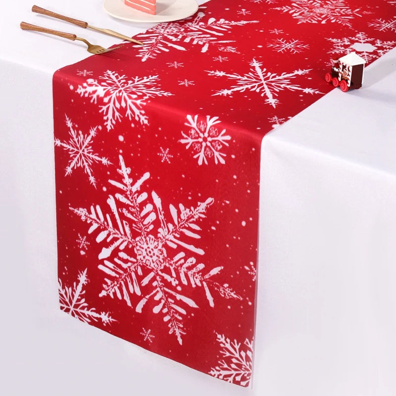 Christmas Table Runner Santa Claus Decoration