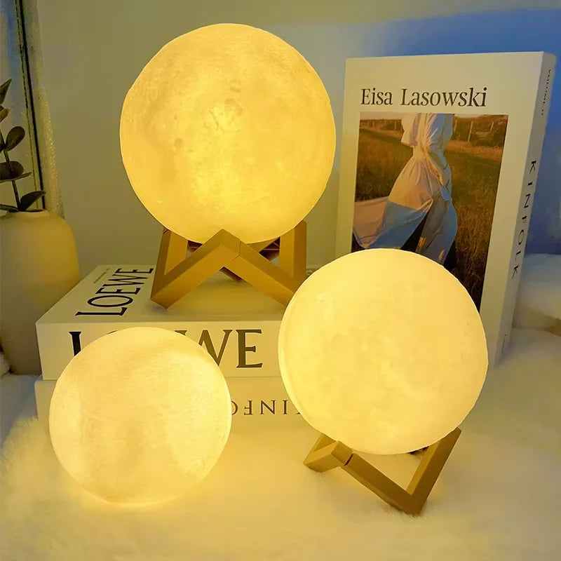 Galaxy Moon Light LED Lamp for Bedroom Decor