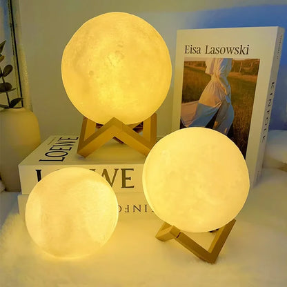 Galaxy Moon Light LED Lamp for Bedroom Decor