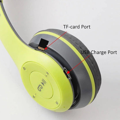 P47 Wireless Bluetooth 5.0 Headphones For iPhone
