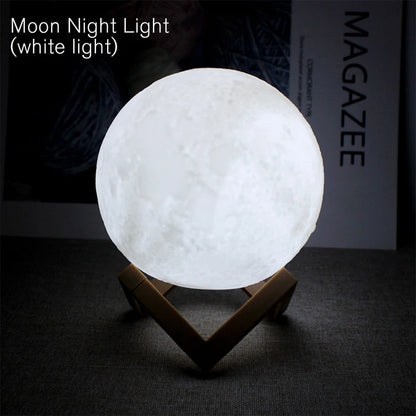 Galaxy Moon Light LED Lamp for Bedroom Decor