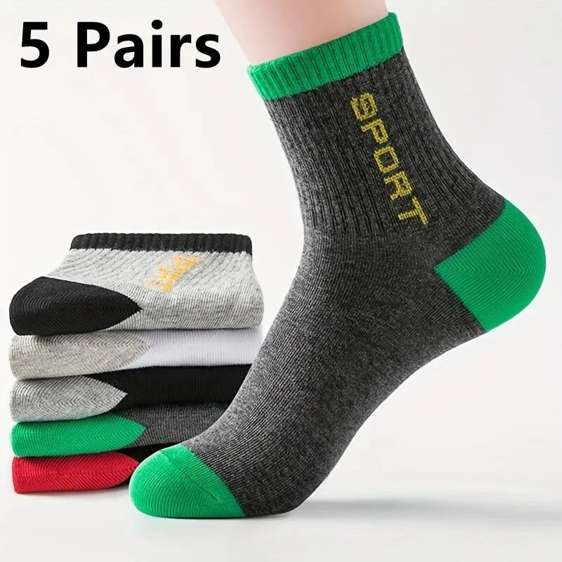Fashion Men’s Cotton Ankle Socks – Comfortable Fit
