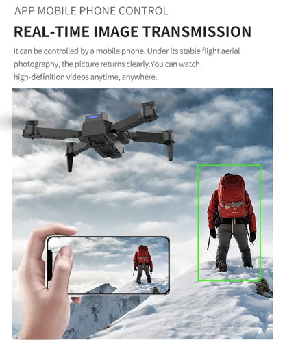 Foldable 2024 E99Pro RC Drone WIFI FPV Toy