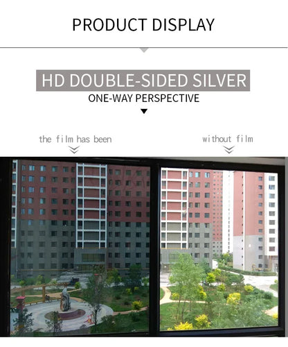 Home Privacy Window Film 2/3/5M Reflective Vinyl