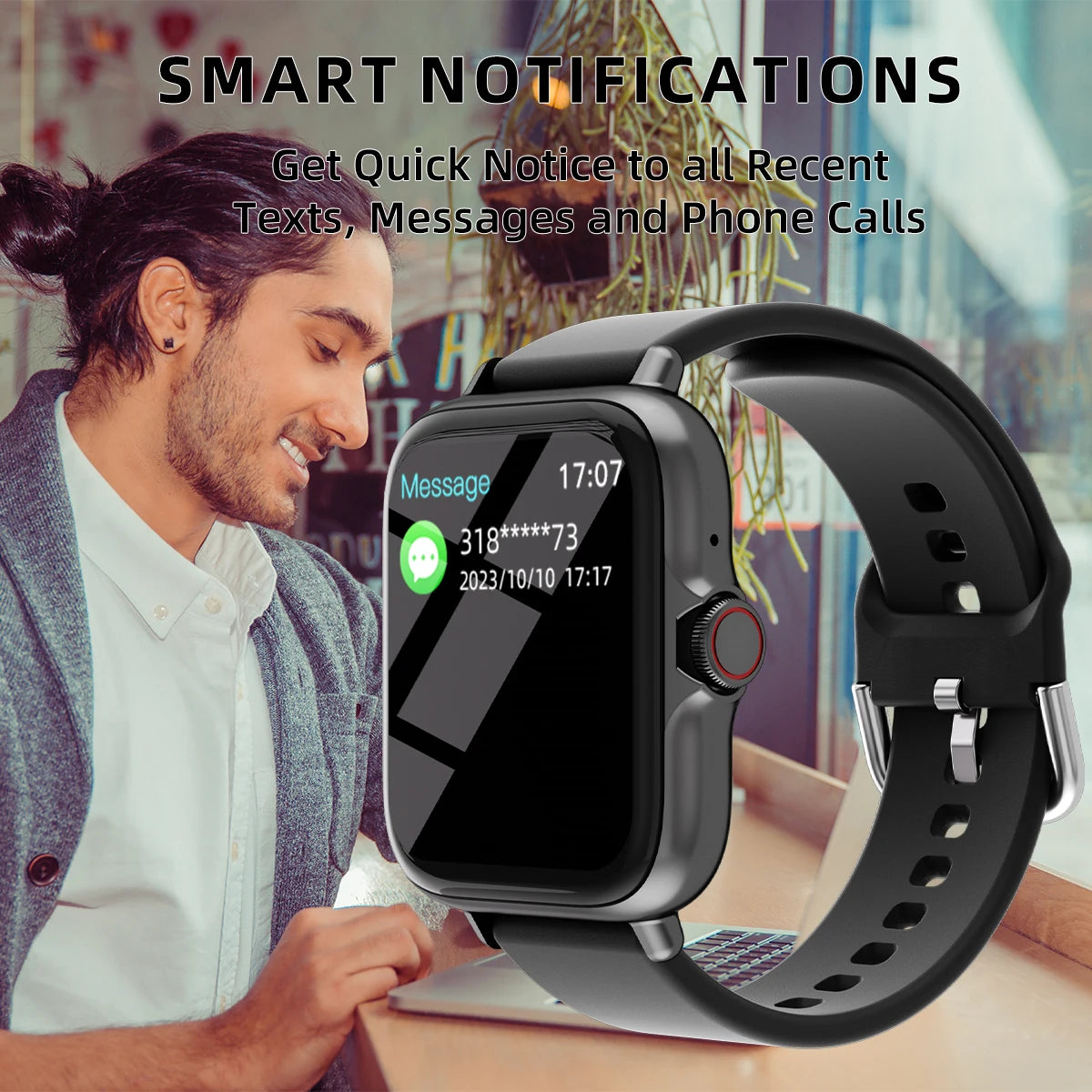 Smart Watch 1.83'' Waterproof Sports Tracker