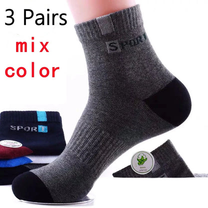 Fashion Men’s Cotton Ankle Socks – Comfortable Fit