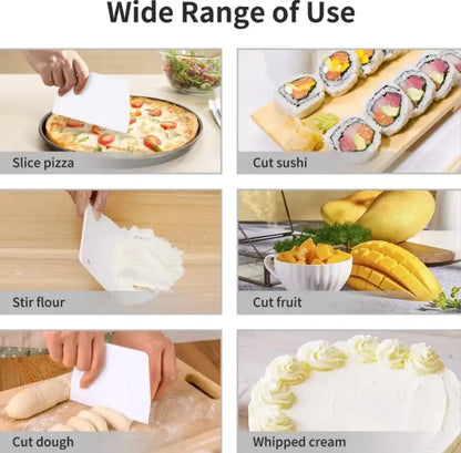 Multipurpose Dough Cutter Bowl Scraper Baking Kit