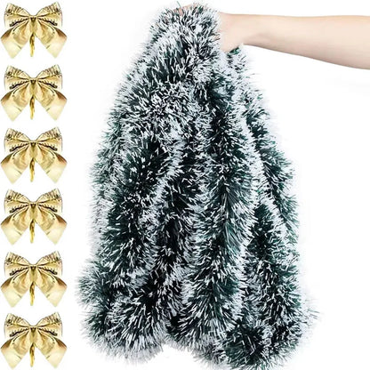 Festive Xmas Ribbon Garland Party & Home Decor