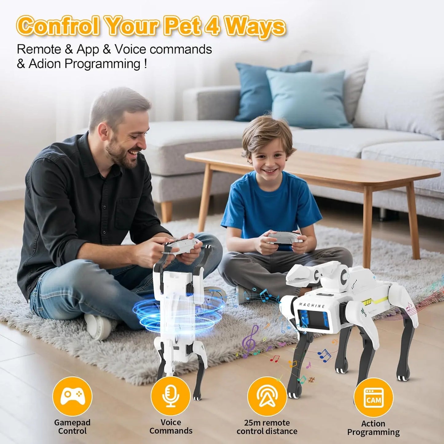 AI Robot Dog for Kids – Programmable & Interactive