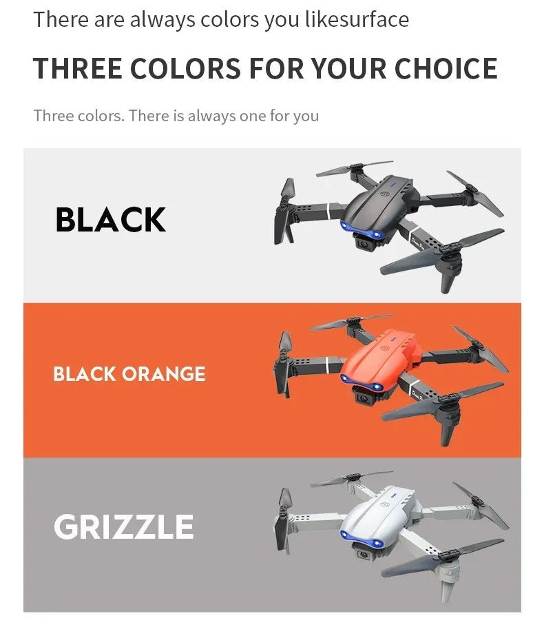 Foldable 2024 E99Pro RC Drone WIFI FPV Toy