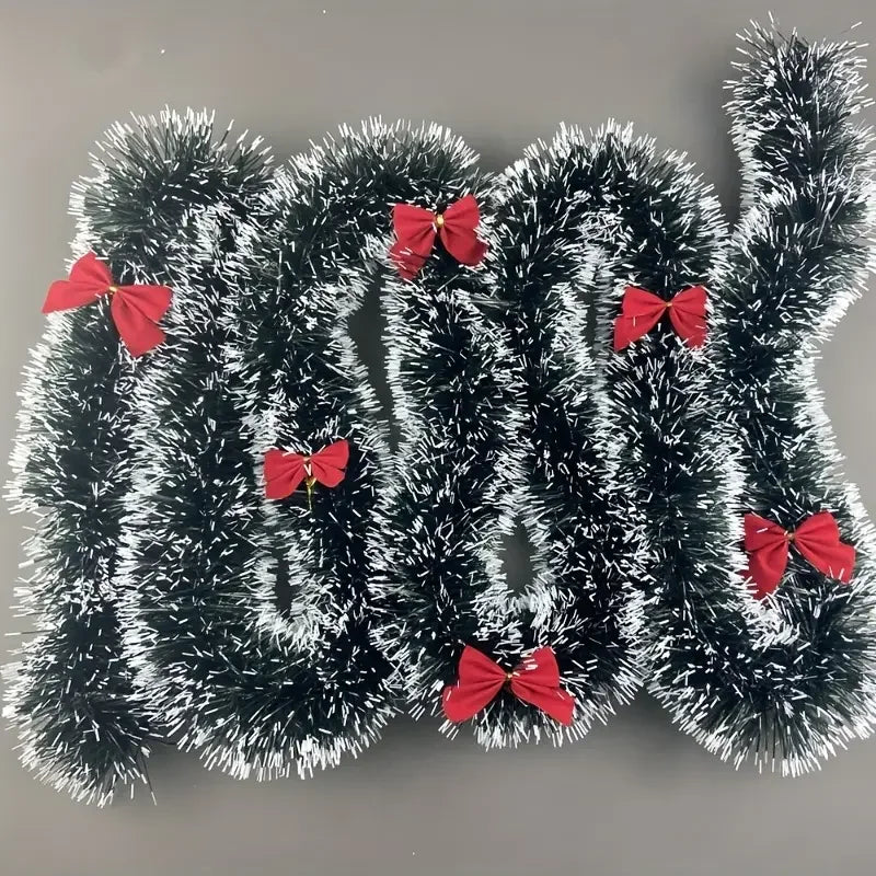Festive Xmas Ribbon Garland Party & Home Decor