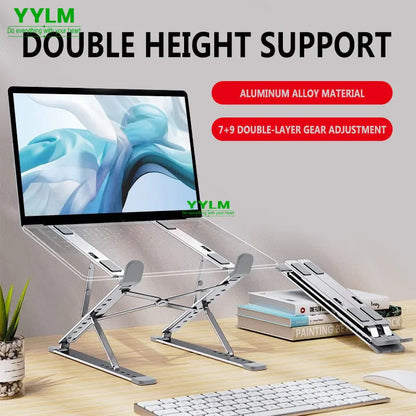 YYLM N8 Laptop Stand Aluminum Adjustable Foldable