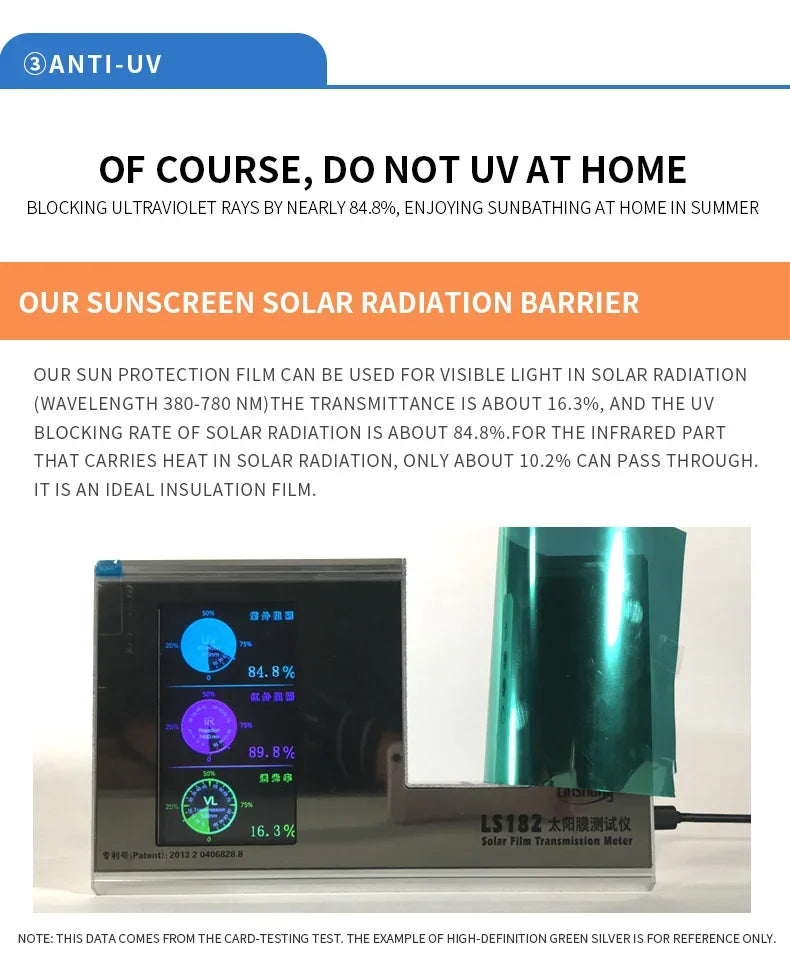 Home Privacy Window Film 2/3/5M Reflective Vinyl