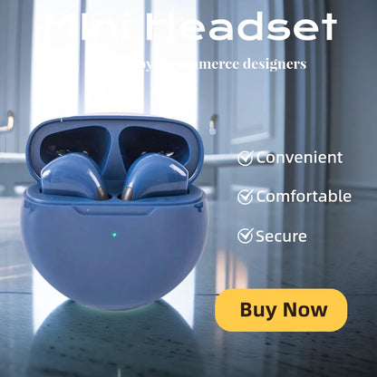 TWS Bluetooth Earphones Wireless Headset With Mic