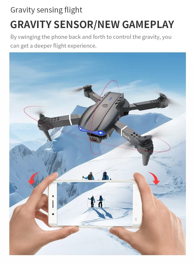 Foldable 2024 E99Pro RC Drone WIFI FPV Toy