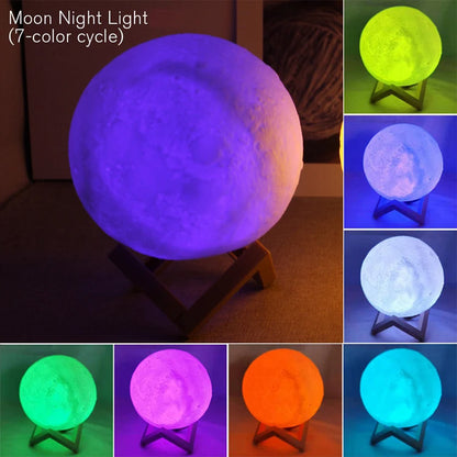 Galaxy Moon Light LED Lamp for Bedroom Decor