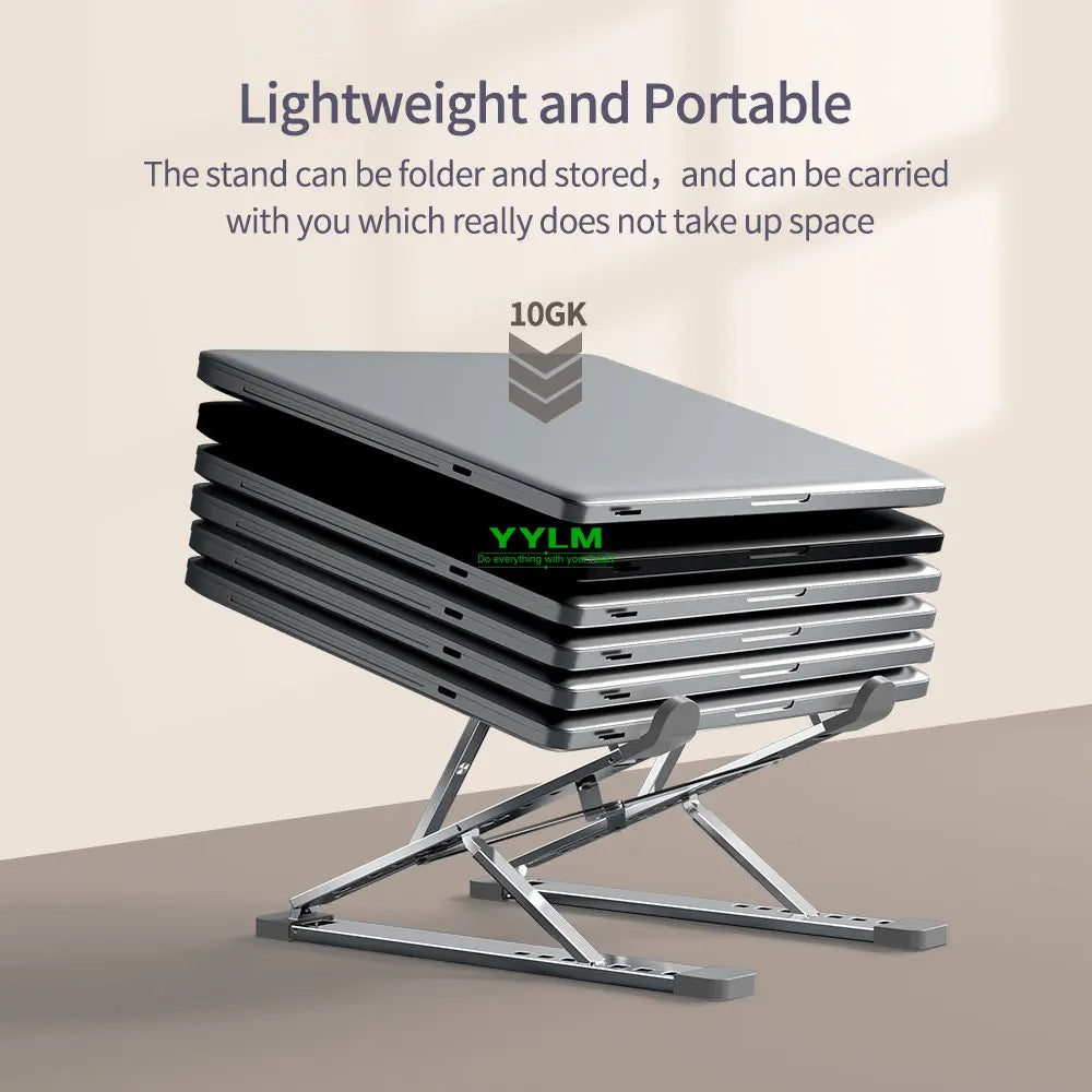 YYLM N8 Laptop Stand Aluminum Adjustable Foldable