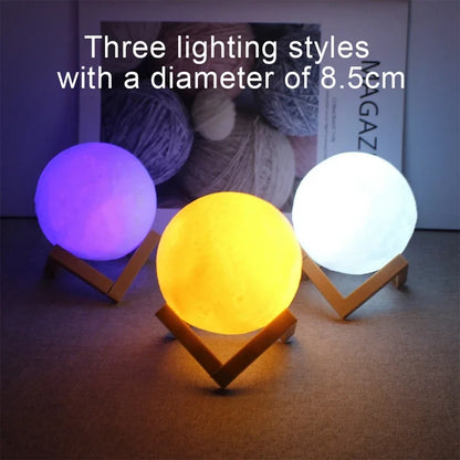 Galaxy Moon Light LED Lamp for Bedroom Decor