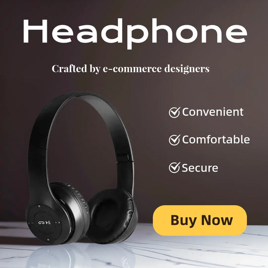 P47 Wireless Headphones Bluetooth 5.0 Foldable HiFi