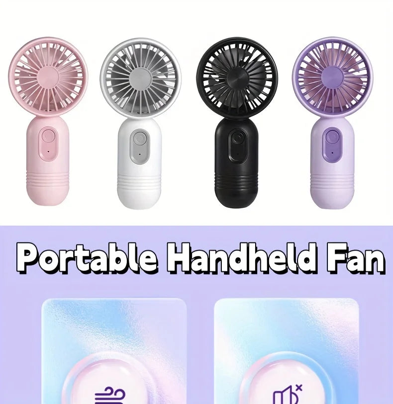 Portable USB Handheld Fan – Office, Travel, Camping