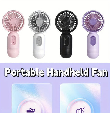 Portable USB Handheld Fan – Office, Travel, Camping